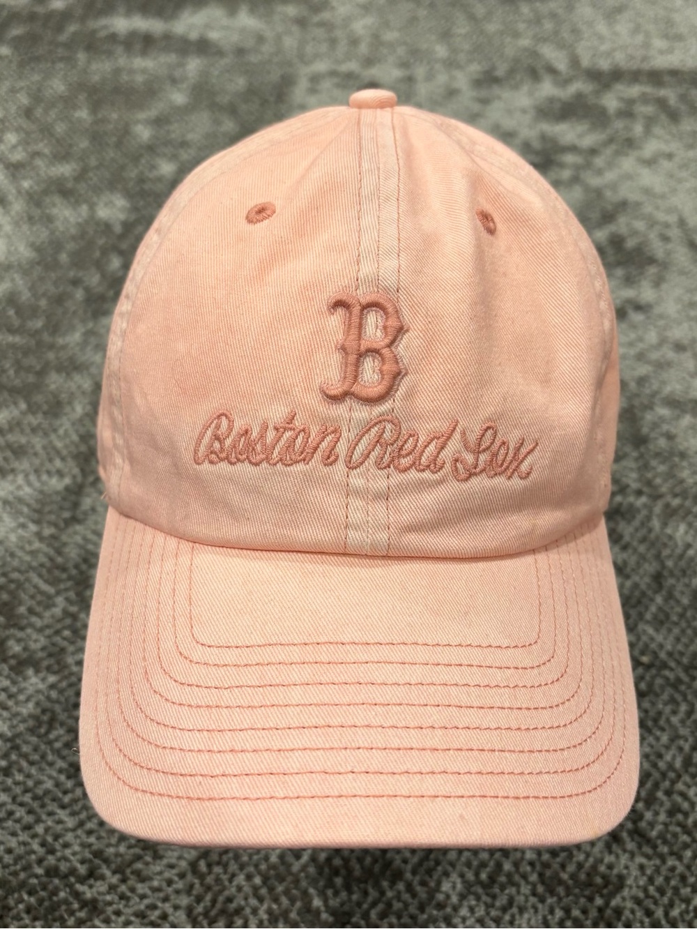 NWT 47 Brand Boston Red Sox Light Pink OSFA Adjustable Hat